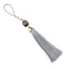 Chinese-Style Imitation Jade Tassel Fan Pendant for Antique Decoration