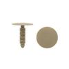 Clips/Rivets/Zippers Plastic Beige Fender Lining Clips 20 Pieces