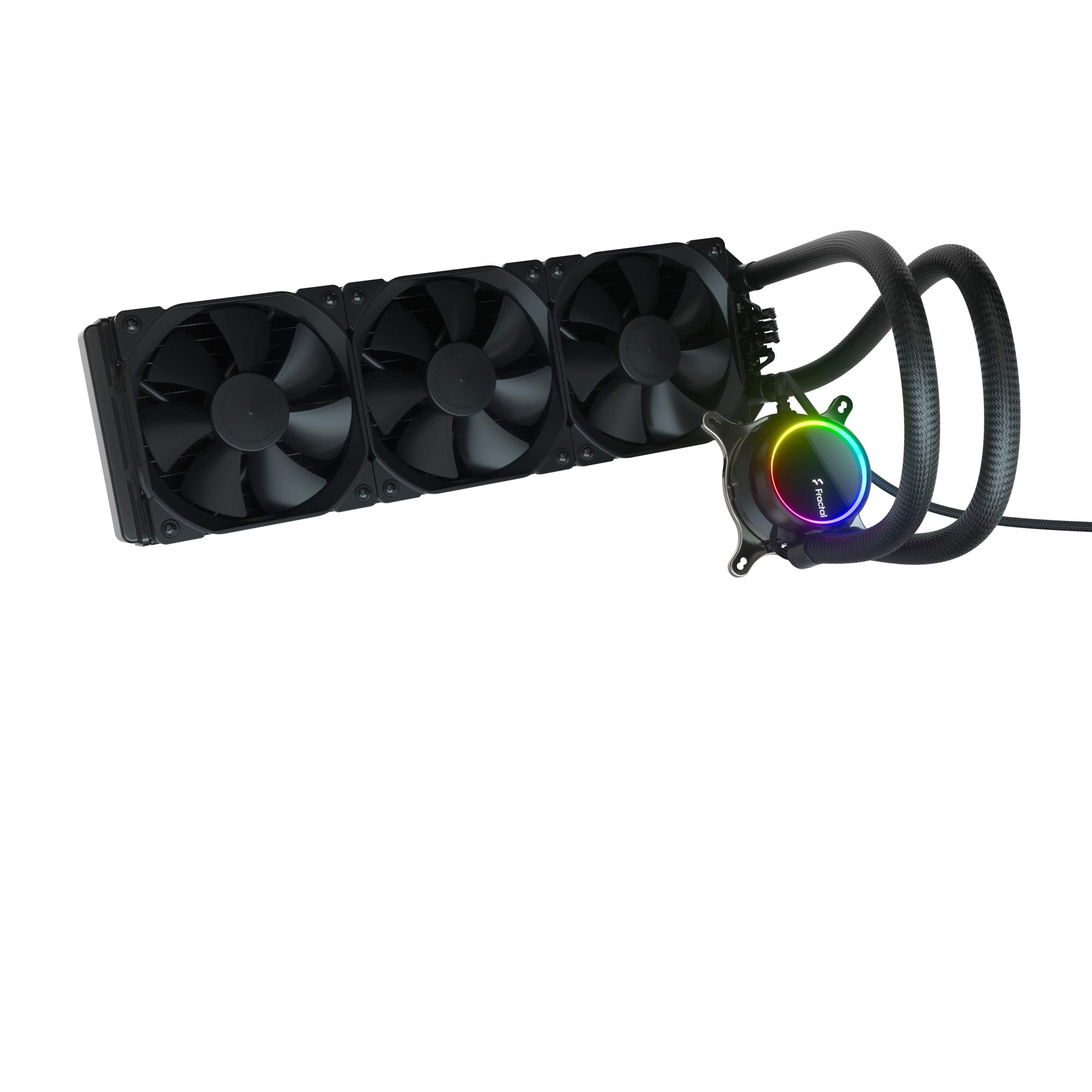 

Fractal Design S36 Dynamic Simple Liquid CPU Cooler, оснащений світлодіодним вентилятором, сумісним із ARGB, 360 мм HS1364, сумісним із AM5 Celsius+ FD-W-2-S3601