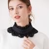 Capelet Fake Lace Collar Standing Collar Lace Neckline Exquisite Detachable Lapel Collar  Women