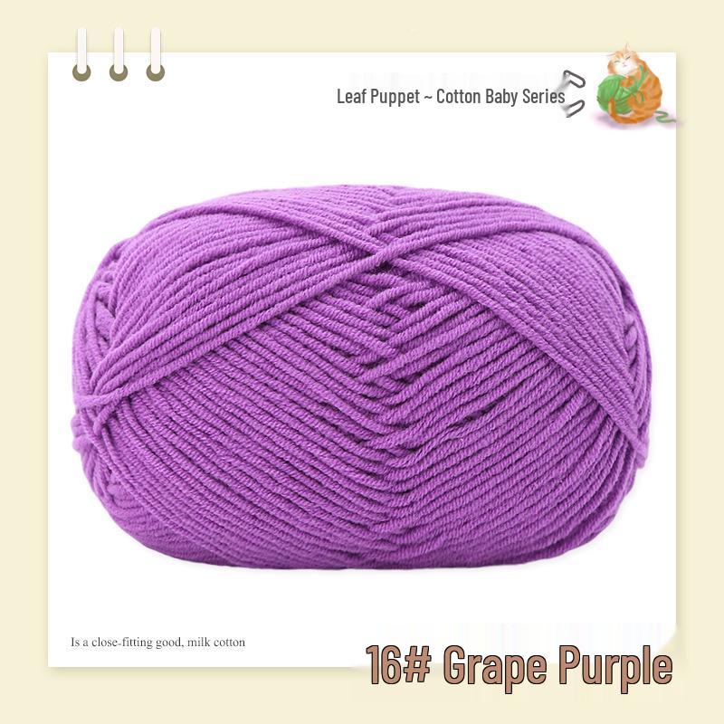 Yao Ou Handmade Crochet Flower Bouquet DIY Kit with 4-ply Combed Cotton Yarn