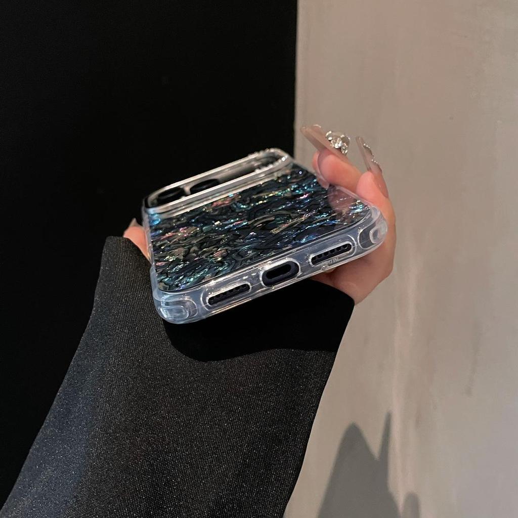 Ink Rhythm Farbige Schale Textur Hülle für Apple 17 Pro Max/16/17 IMD Rückseite 13/14