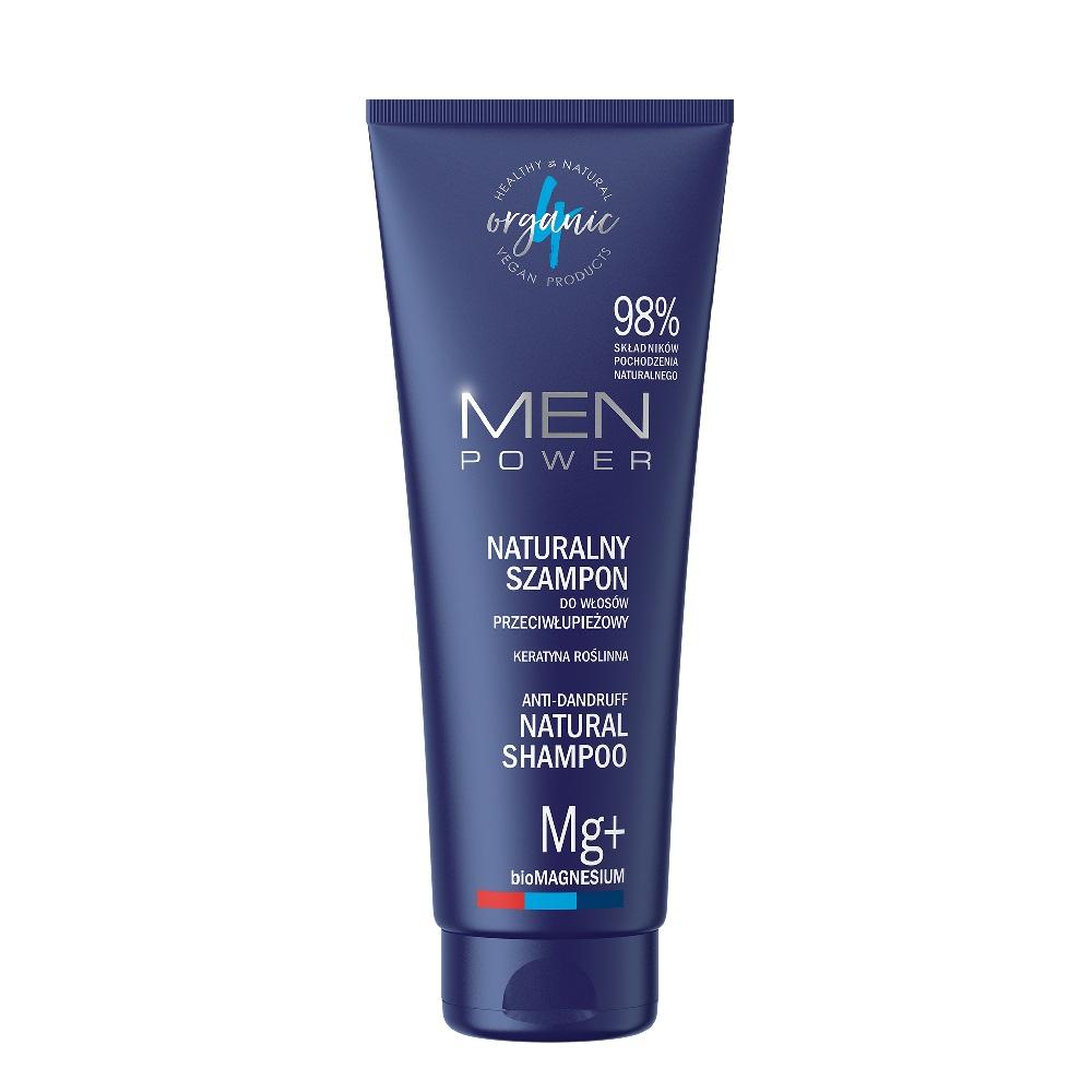 Powerful Men's Anti-Dandruff Hair Shampoo by 4organic, 250ml
