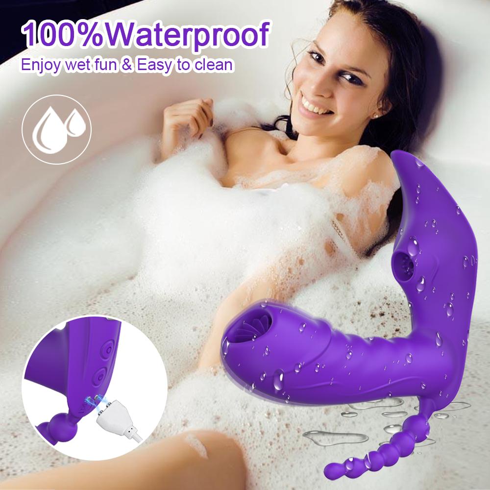 3 in 1 Women Wireless Remote Control Bluetooth APP Vibrator Sucker Clitoris Stimulator Sex Toys for Couple Adult 18