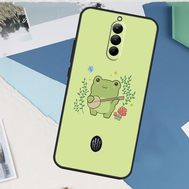Frog Skateboard Cute Kawaii Case For ZTE Nubia Red Magic 10S 11 10 9 8 8S 9S Pro Plus 6 7 6S 7S Pro 5G 6R 10 Air Cover