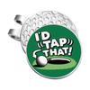 Magnetic Golf Ball Marker Position Marker Golf Cap Clips Funny Golf Hat Clips  Men Women
