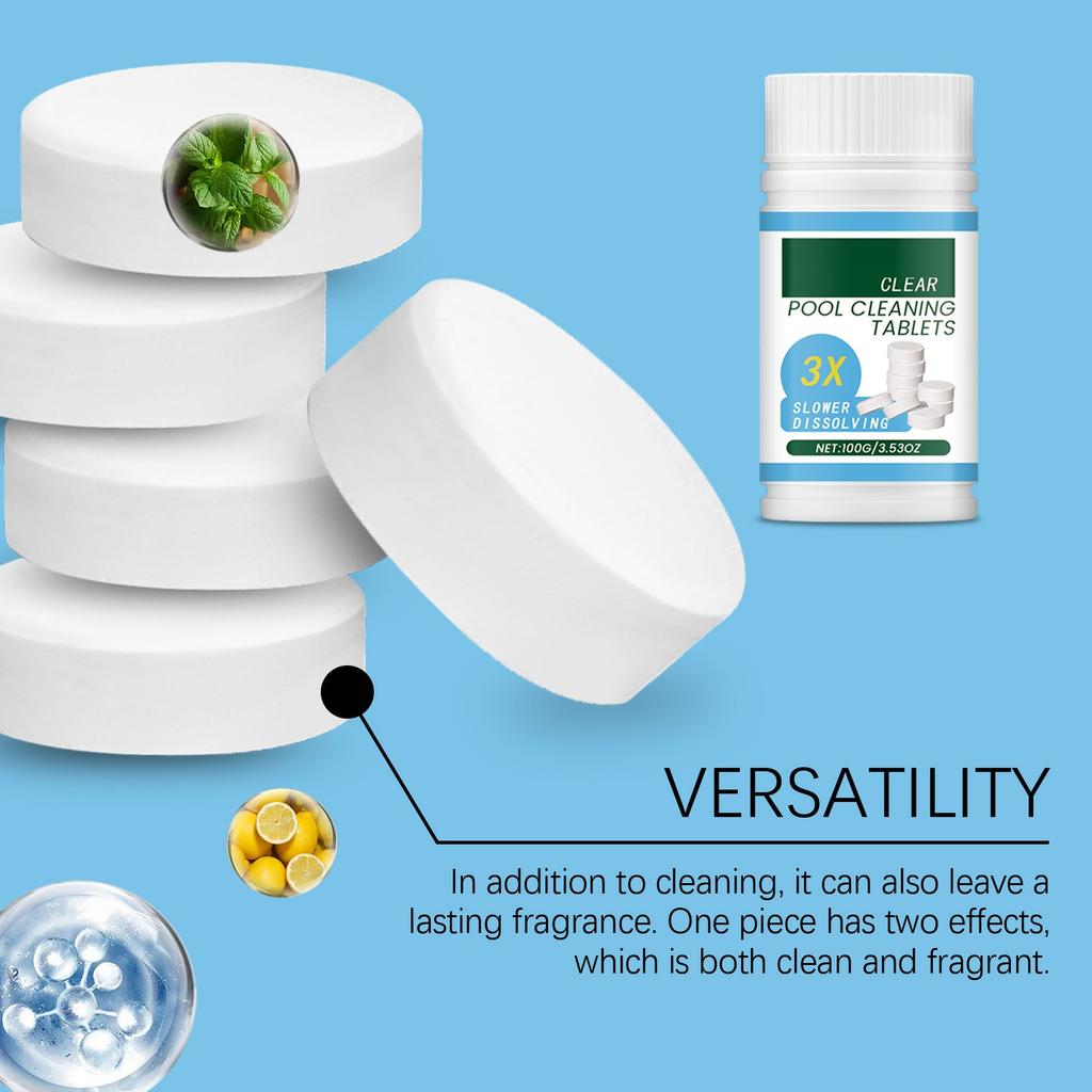 Pool Effervescent Tablet Clean Pool Instant Effervescent Tablet Pool Tablet Pool Water Tablet