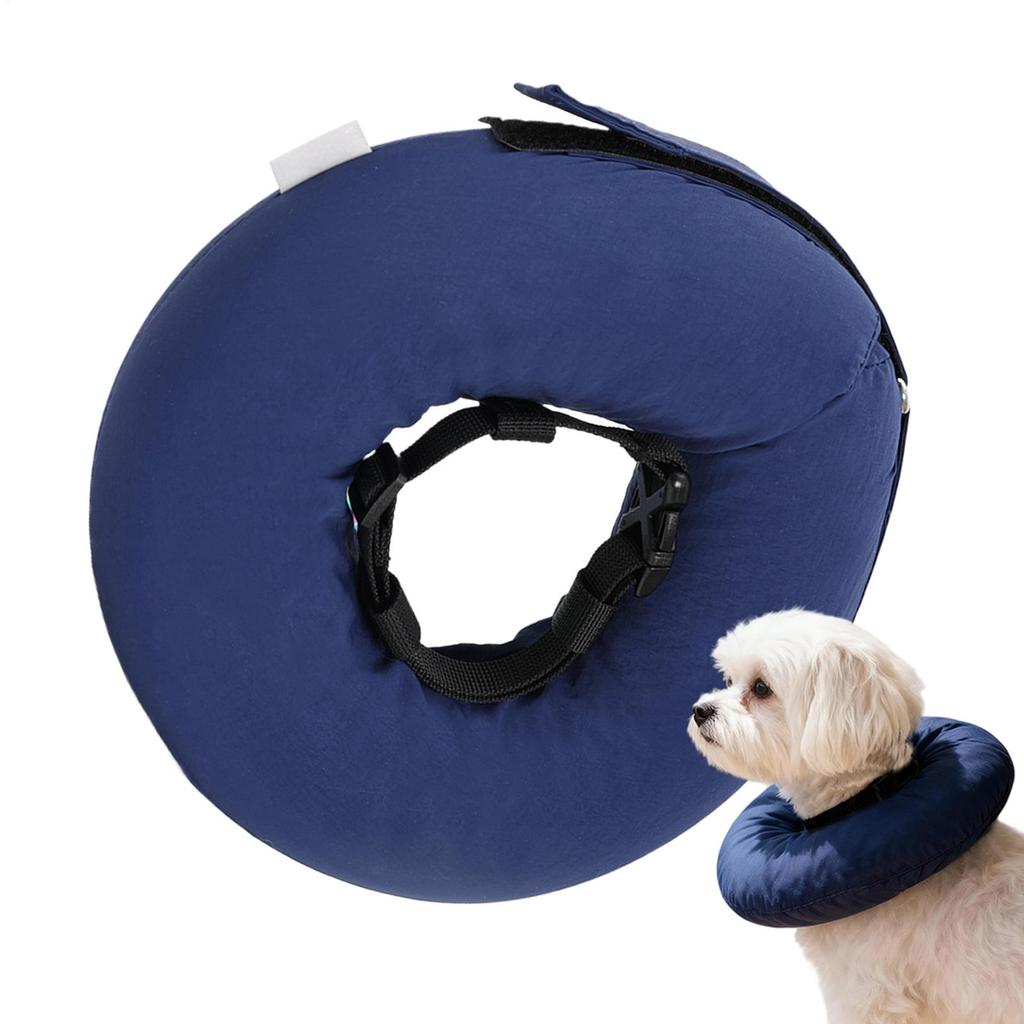 Dog Cone Alternative Soft Pet Donut Neck Cone Puppy Neck Donut Collar for Injury Recovery Licking Prevention Daily Wear Travel