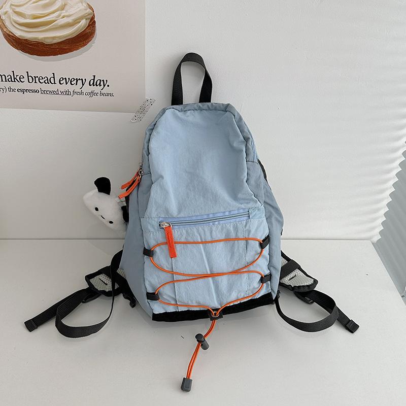 Rucksack für Damen Leichtgewicht Kontrastfarbe Bergsteigerrucksack Wandern und Radfahren Große Kapazität Schultasche