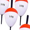 5 Brightly Colored Oval Shaped EVA Foam Fishing Buoys, High Buoyancy for Trout, Catfish, Bass And