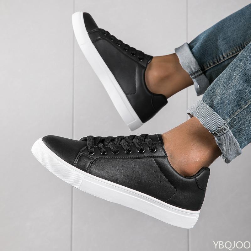 Men's soft soled fashionable business sports shoes spring autumn casual fashion versatile simple comfortable white shoes