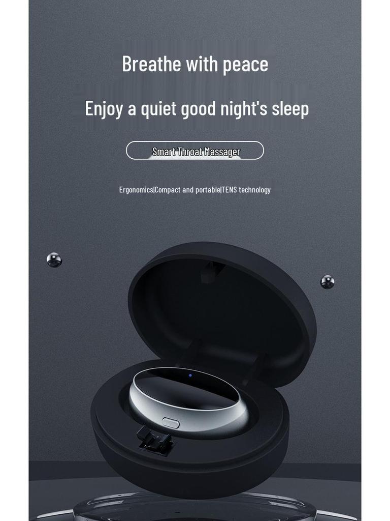 Smart Electric Anti-Snoring Pulse Device - Unisex Mini Sleep Aid
