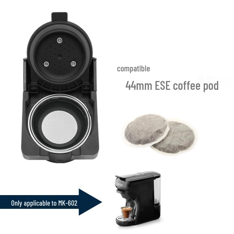 Máquina de Cápsulas de Café CAFELFFE: Cafeteira Doméstica Compatível para Pó de Café e Múltiplas Cápsulas