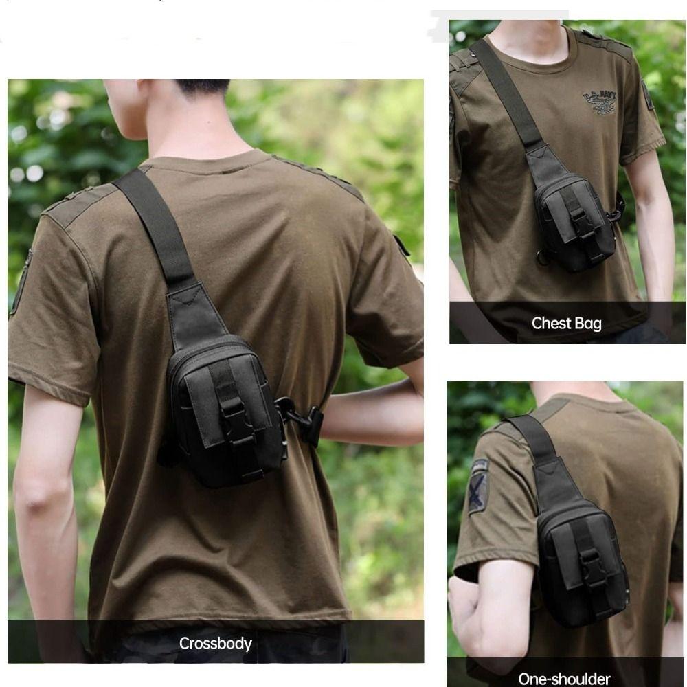 Pochette de taille Sac d'épaule d'extérieur Sacs bandoulière Sac bandoulière poitrine Sac de sport Sac poitrine homme Femme Homme