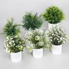 Fake Plant Potted Workspace Table Accessorie Wedding Accessorie Artificial Flower Ornament Household Decoration Room Desktop Decor