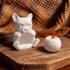 French Bulldog Silicone Mould For Casting Perfect For Making Unique Candle Holders And Flower Pots
