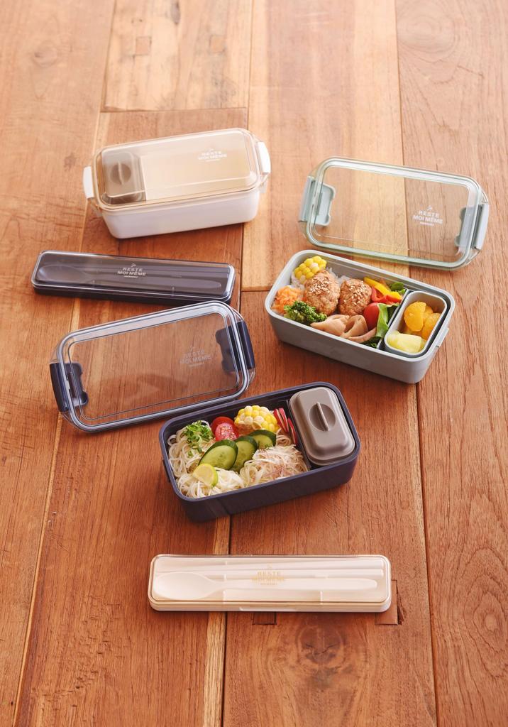 Sabu Unimore Antibacterial Tight Lunch Mint 640ml 115ml 418617 Multi-use Capacity (body) (sauce Container)