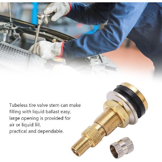 TR618A Traktor Luft-Flüssigkeits-Ventilschäfte, Tubeless-Klemmventil-Schäfte für Industrie- und Landwirtschaftsräder, Traktor, Grader (Packung mit 10)