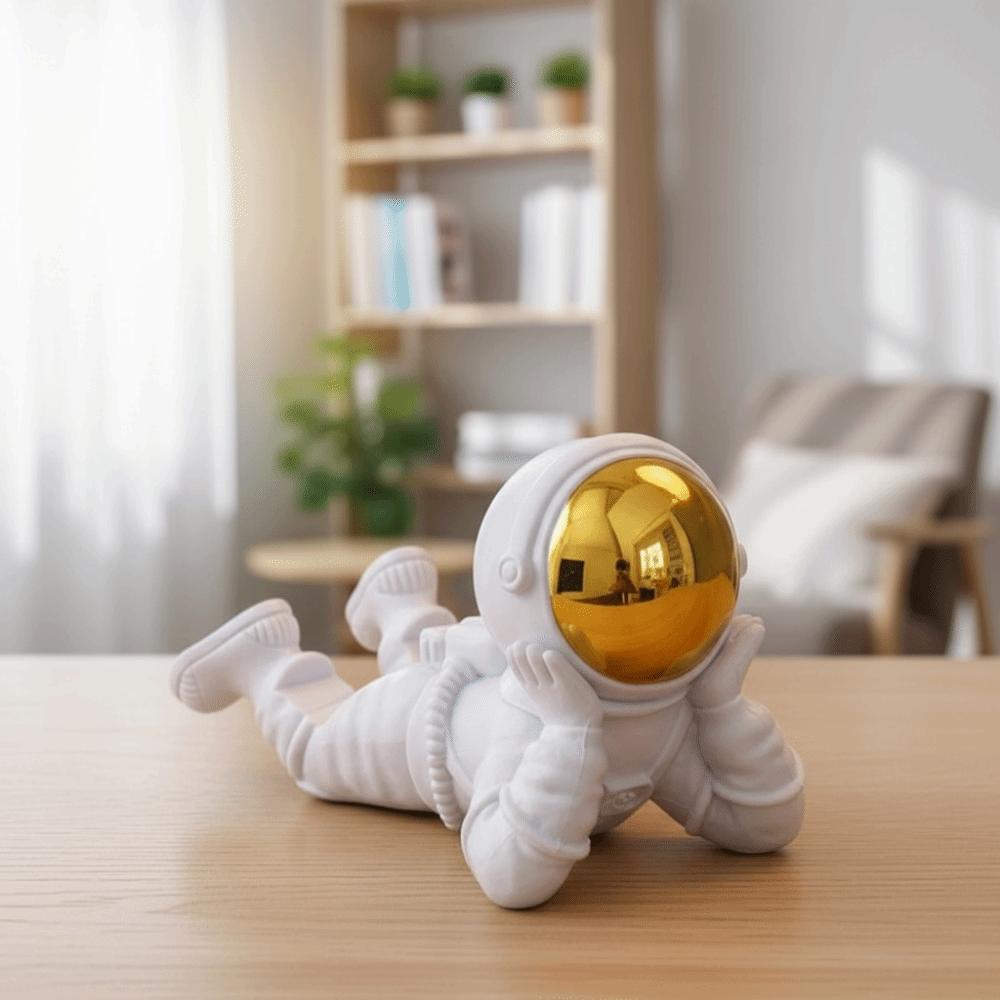 Cartoon Desktop Astronaut Ornaments Desk Organizer Lazy Bracket Creative Astronaut Bracket Office