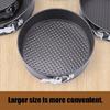 Lot de 2 Moules à Gâteau Ronds 28 Cm Outil de Cuisson en Acier au Carbone Avec Base Amovible Pour un Nettoyage Facile