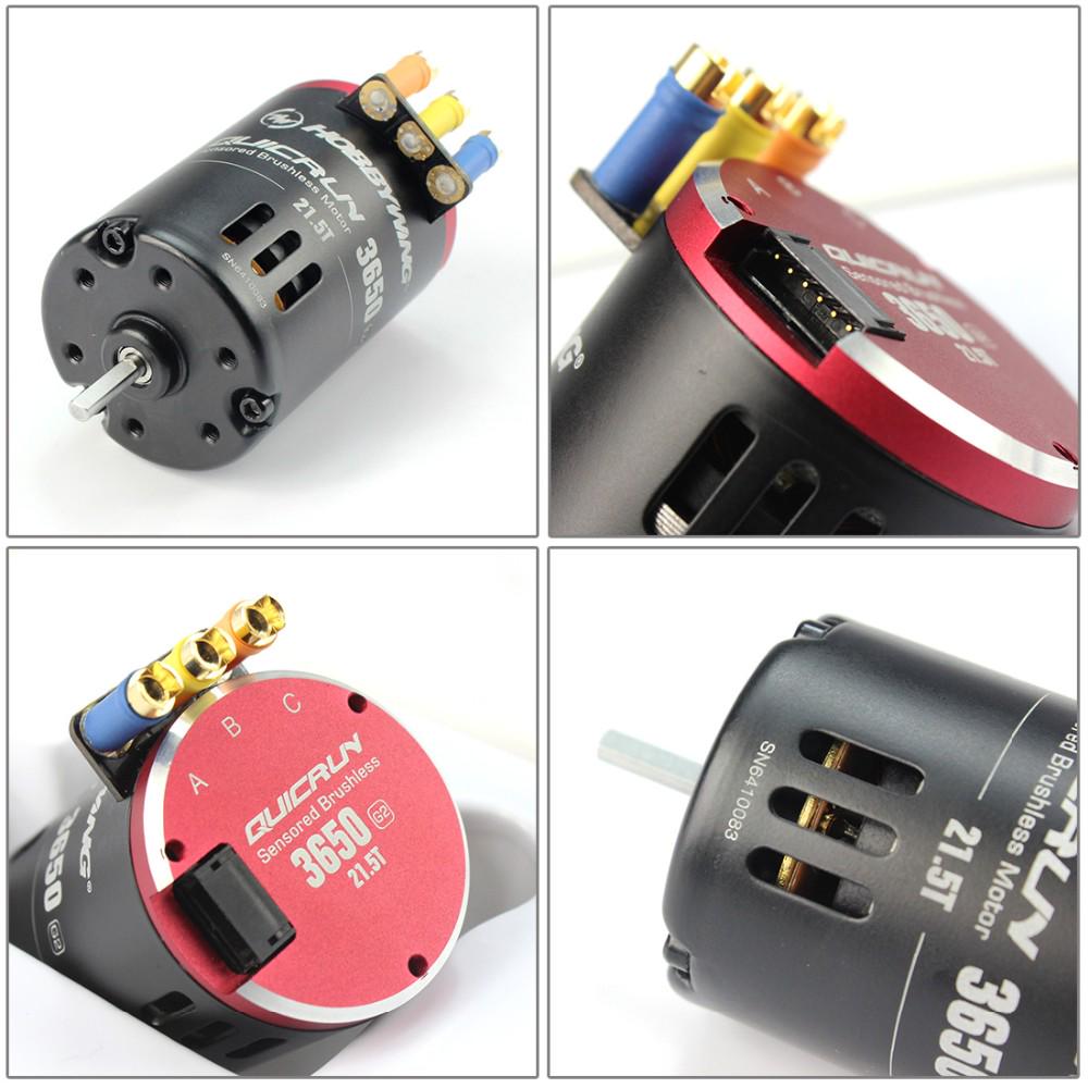 HOBBYWING - QUICRUN 3650SD 13.5T BLACK G2 2850kv Motore Brushless Sensored 1 10 30404310 HOBBYWING - QUICRUN 3650SD 13.5T BLACK G2 2850kv Motore Brushless Sensored 1 10 30404310