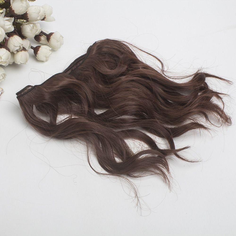

Вьющиеся волосы BJD SD вьющиеся волосы разноцветные парики для кукол BJD DIY тонкий вьющийся парик волосы детские игрушки для девочек