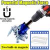 Strong Magnetic Screw Ring, Universal Magnetic Screw Holder for Drill & Screwdriver Bits, Anti - Slip Magnetic Ring Bit Holder