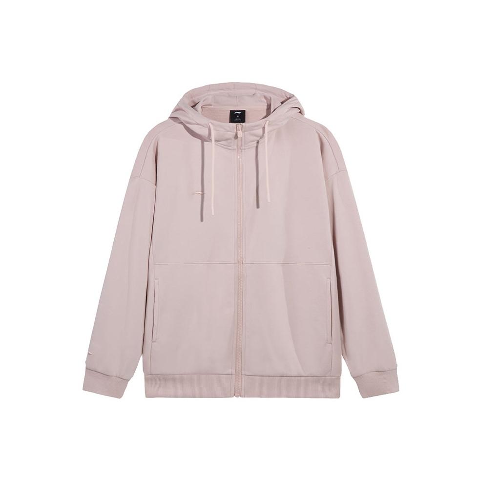 

Li-Ning Пуловер с круглым вырезом, универсальный, модный, спортивный, для повседневной жизни, удобный, трендовый, придающий жизненную силу, простой свитшот, женский свитшот AWDVH98-2 S