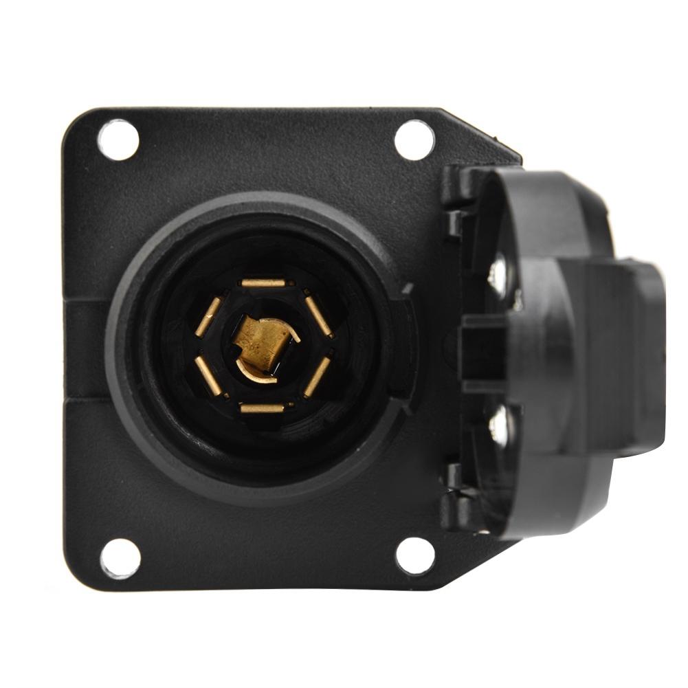 12V-24V 7-pins bil elektrisk kontakt tilhengerkontakt adapterplugg for campingvogn tilhenger
