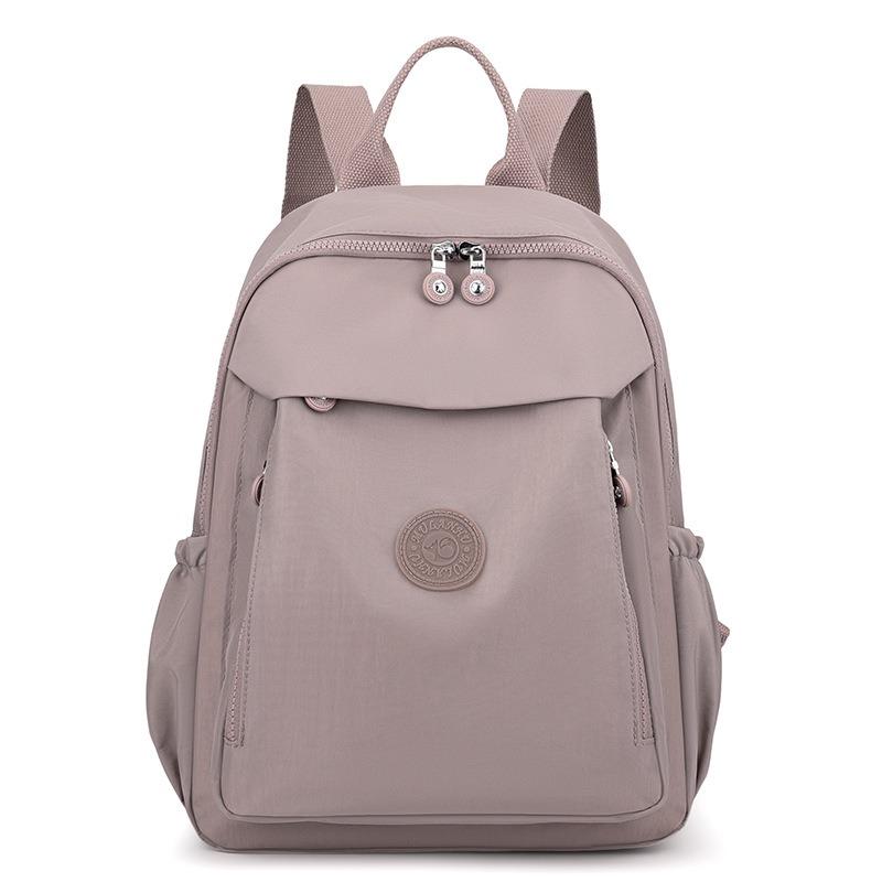 Summer New Backpack Lightweight Anti-splashing Backpack Casual Multi-compartment Travel Nylon Bag Female Tide