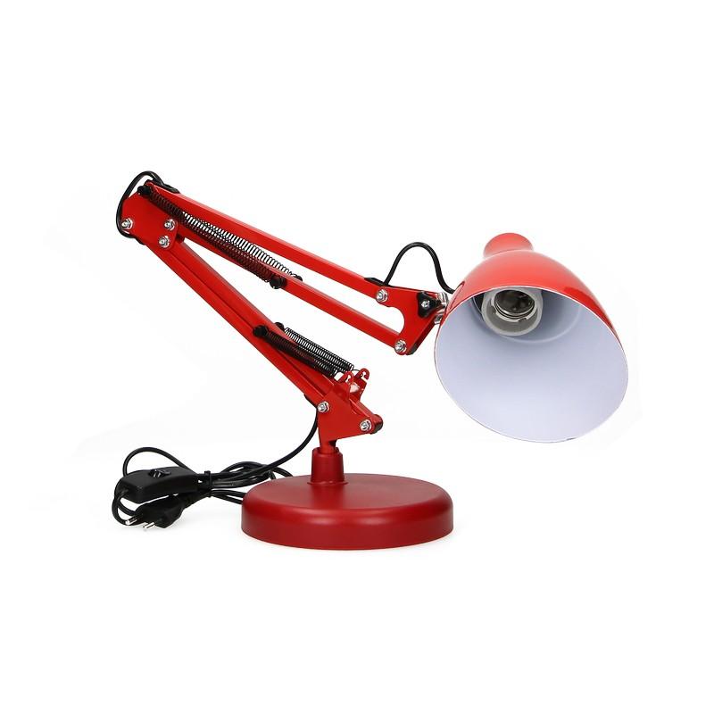 DIAN DESK LAMP 60W E27 STEEL, RED - ON-DL-1/R