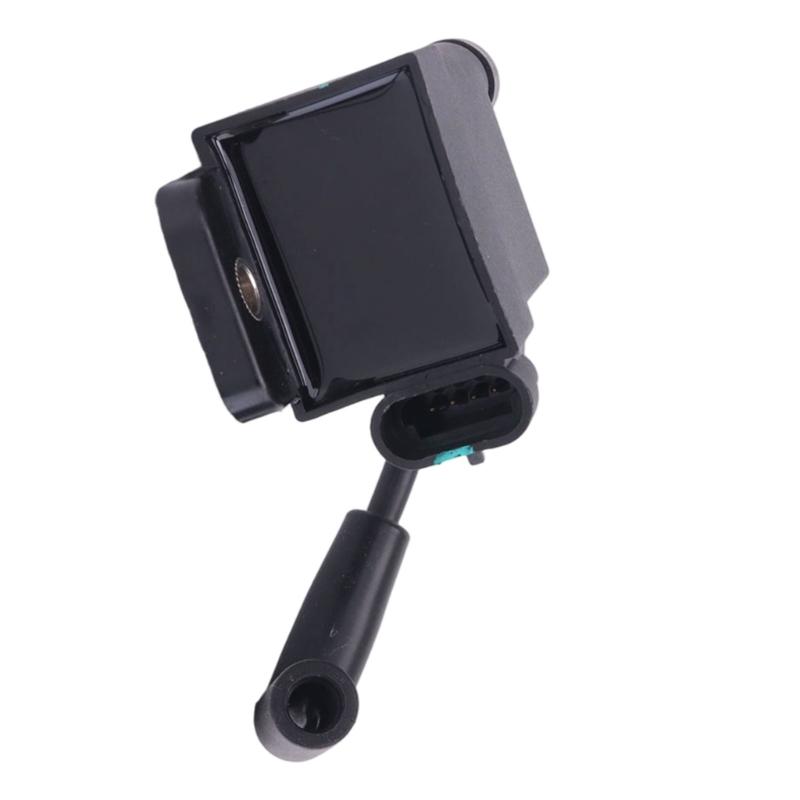 Outboard Ignition Coil 827509T7 for 1996-2007 30-300 Horsepower Applications, with Integrated Lead, Angled Boot and Two Hole Base for Installation