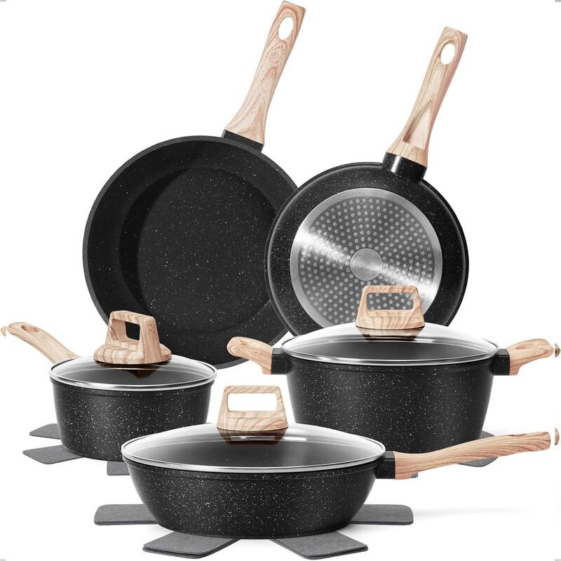 Wutuo Non-stick Maifan Stone Cookware Set