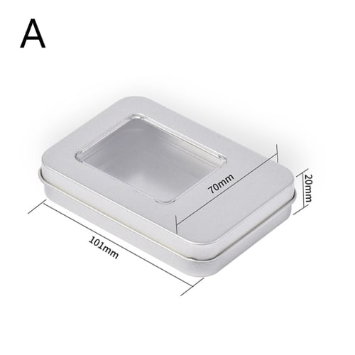 Empty Metal Storage Box for Trading Cards, Card Organizer, and Card Storage