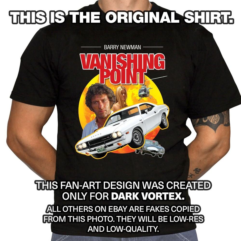 

Vanishing Point T-Shirt - Cult Classic Car Movie - Muscle Cars - 100% Cotton 4XL