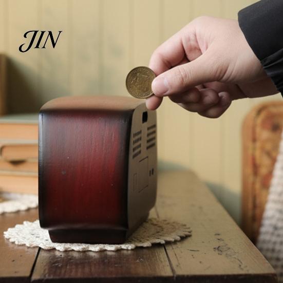 Cafe Vintage Decoration Item Radio Model Desk Ornament, Retro Home Toy, Lightweight Ornament Distressed Finish for Living Room Office Decor