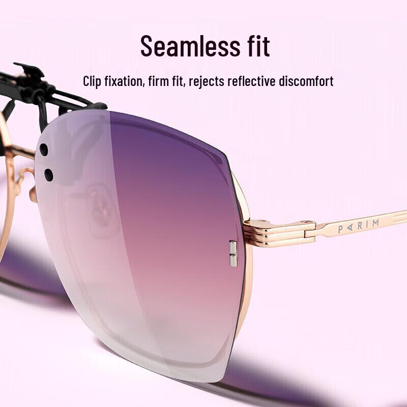 Parim Women's Ultra-Light Polarized Clip-On Myopia Sunglasses