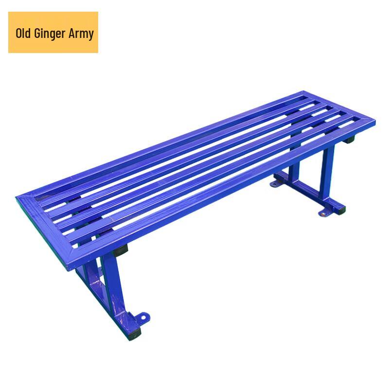 Старая чугунная и алюминиевая парковая скамья Цзян Цзюнь