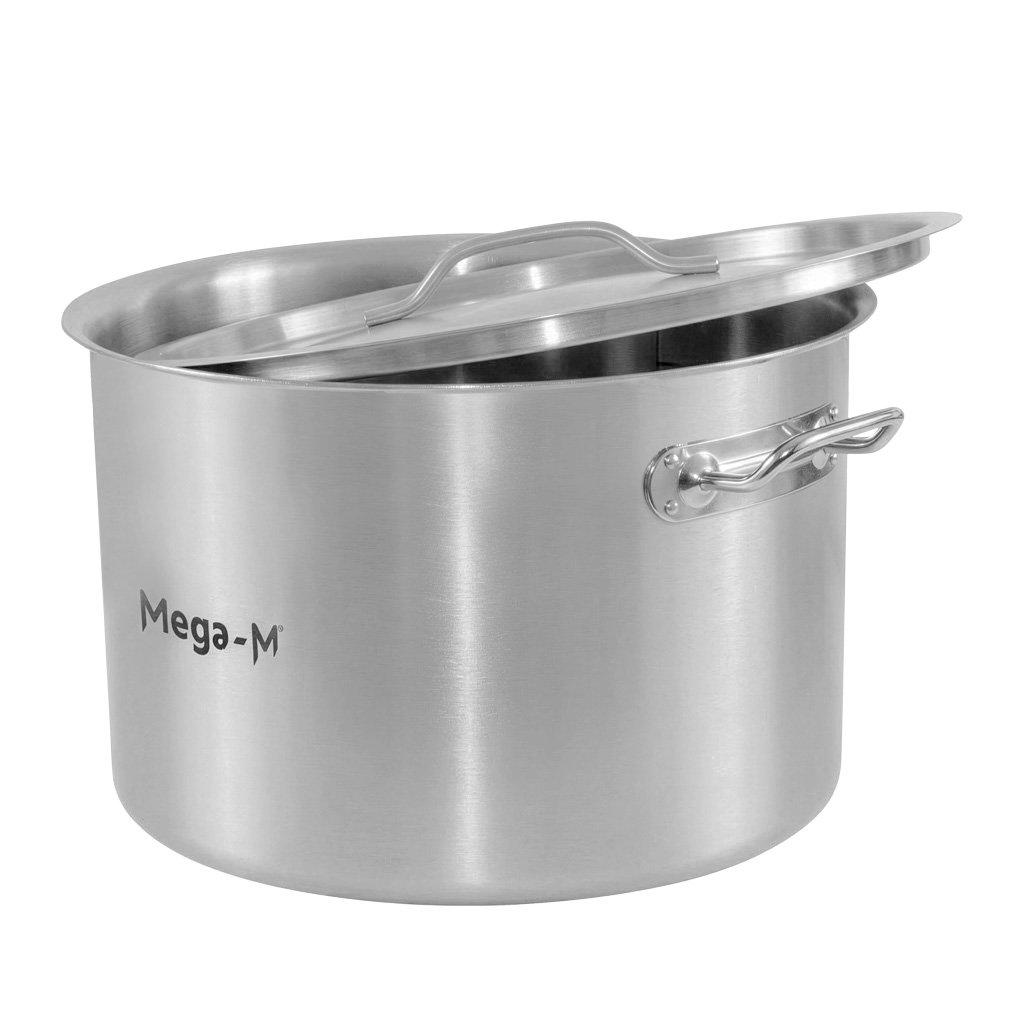 Medium Catering Pot With Lid Mega-M Standard 24L Dia. 36 Cm X H 24 Cm N