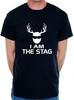 I Am The Stag Funny Unisexs Night Do TShirt Simple Graphic Printed Tshirt Tops Classics Allmatch Unisex Shortsleev Unisex Clothing