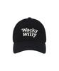 WACKY WILLY Typo Ball Cap Black