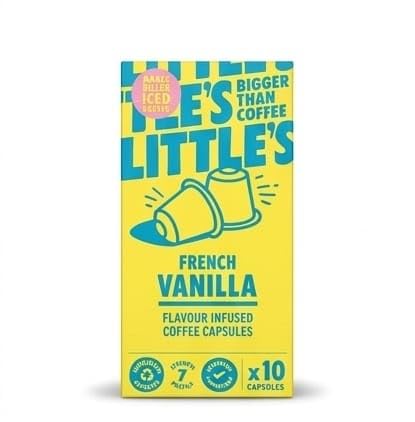 Little s French Vanilla Flavour Infused Coffee Capsules, BY FEBORA, 10 Capsules, 52G