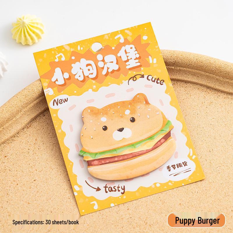 

Creative Bakery Cartoon Sticky Notes: Cute, Irregular, Reusable Message Stickers