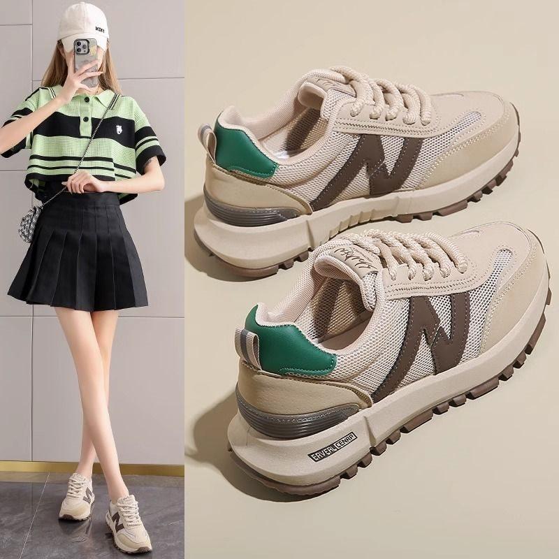 

Single net sports shoes women s thin summer new breathable mesh running shoes soft sole non-slip 35 хаки