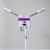 Double Tube Facial Steamer Professional Moisturizing Spray Face Beauty Instrument Beauty Salon Cold And Hot Sprayer