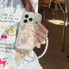 Anime Glasses Girl iPhone 17 Pro Max Case with Chain for Women