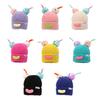 Sausage Mouth Knitting Hat Cartoon Plush Doll Decor Warm Cozy Plush Doll Hat Cold Weather Winter Headwear
