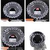 Premium Anti-Fly Ash Crystal Glass Ashtray for Stylish Living Rooms