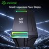 SNOWMAN Ice Man MT6 CPU Cooler: Single Tower with 6 Heat Pipes, Digital Display, ARGB Air Cooling, Compatible with AM5/1700 Platforms.