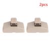 2Pcs Sun Visor Hook Clip Bracket Hanger Compatible Interior Visor Clip Hook Clip Bracket Replacement Car Accessories